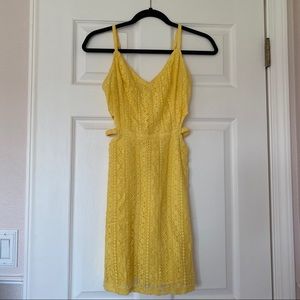 Yellow Hollister Dress